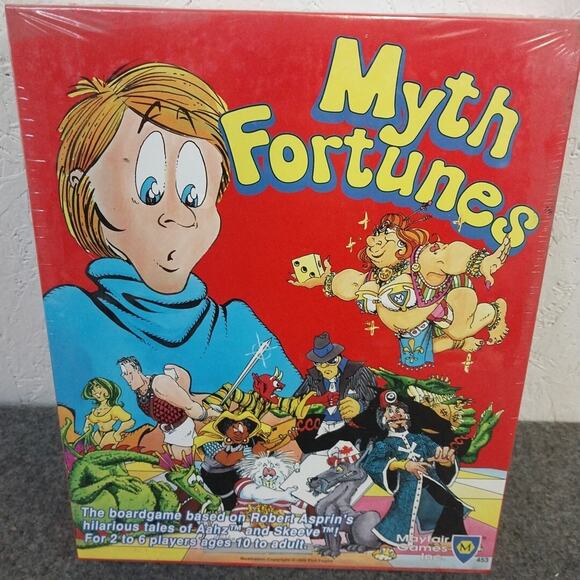 SEALED Mayfair Boardgame Myth Fortunes 1989 Robert Asprin Phil Foglio - Picture 2 of 5